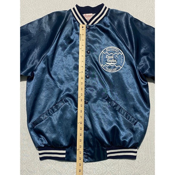 USA Cardinal Bomber Jacket‎ L 1996 Softball Champions Mt Prospect Park District - Picture 9 of 12